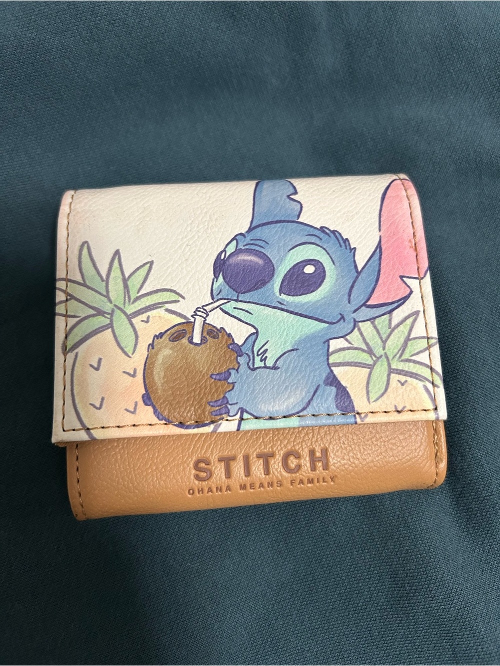 Loungefly Disney Lilo and Stitch Trifold Wallet ‘Ohana Means Family’